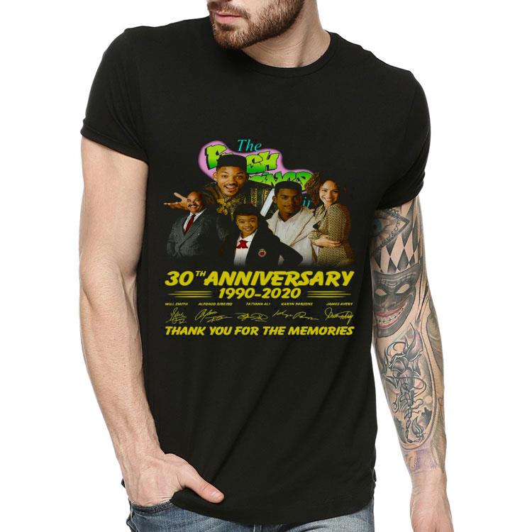 e473e444 the fresh prince 30th anniversary 1990 2020 thank you for the memories signatures shirt 4 - The Fresh Prince 30th Anniversary 1990 2020 Thank You For The Memories Signatures Shirt