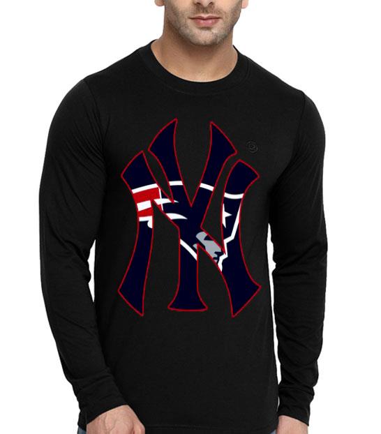 New England Patriots Inside New York Yankees Shirt