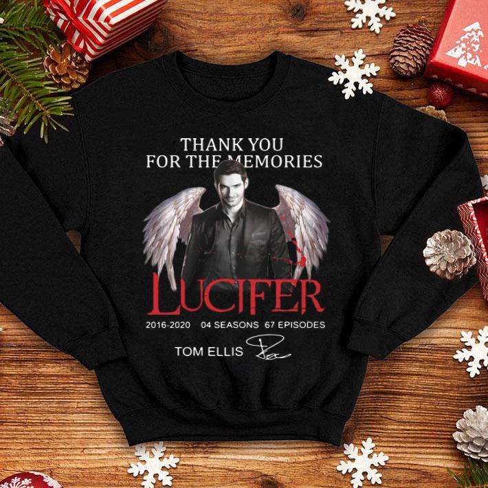 Tom Ellis Thank You For The Memories Lucifer Signature shirt