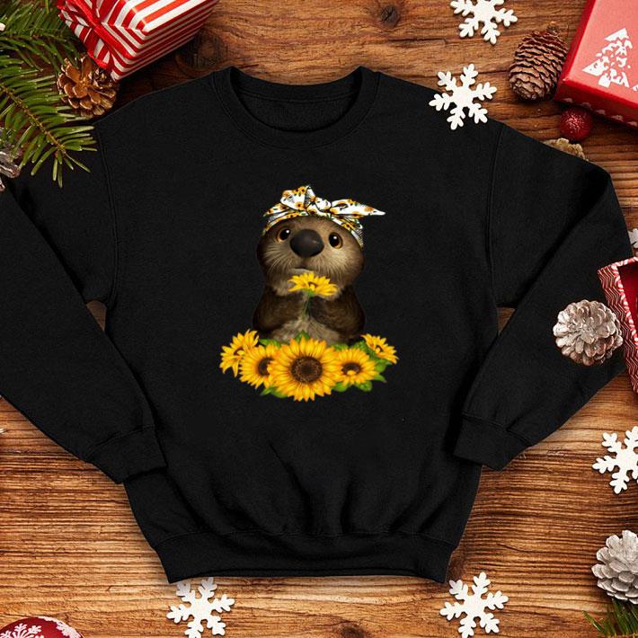 Otter Sunflowers shirt