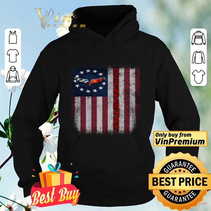 Chevrolet Corvette Logo Betsy Ross flag shirt