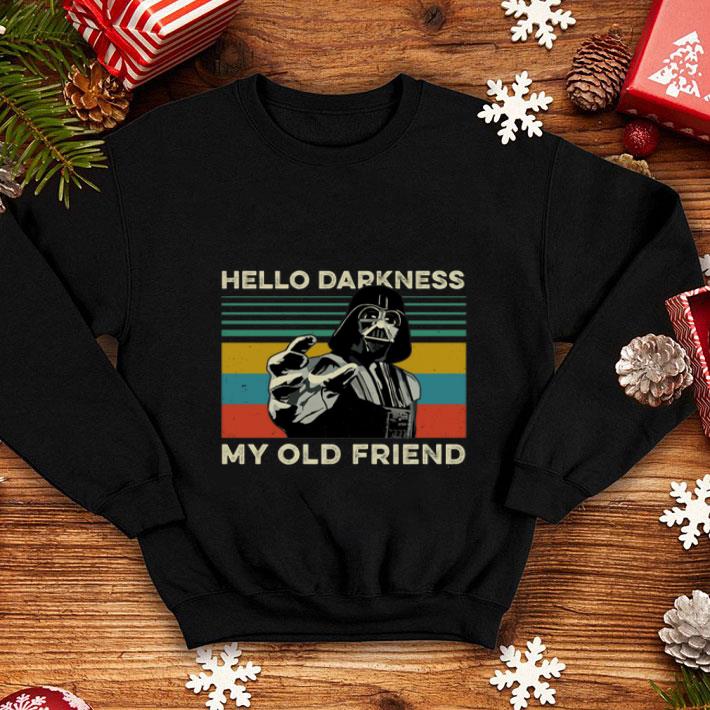 Darth Vader Hello Darkness My Old Friend Vintage Star Wars shirt