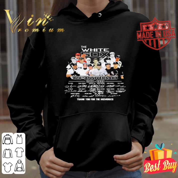 The White Sox Baseball 120th Anniversary 1900-2020 Signatures shirt