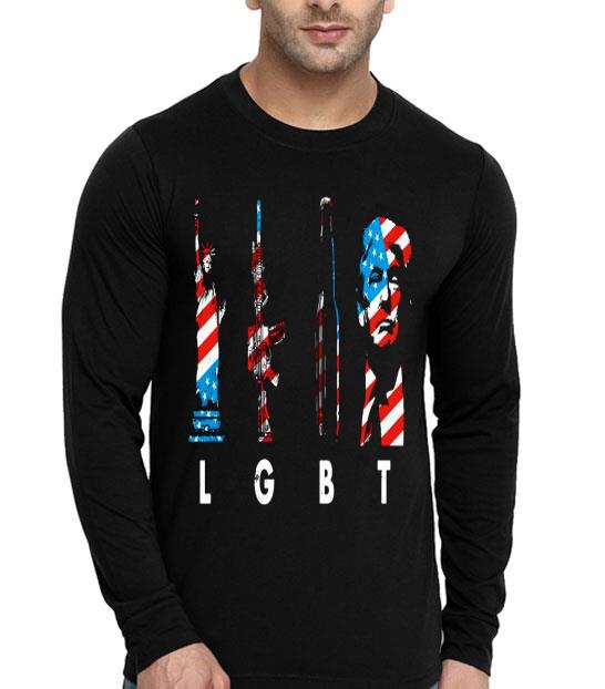 ecd2017c lgbt liberty guns beer trump american flag shirt 4 - LGBT Liberty Guns Beer Trump American Flag Shirt