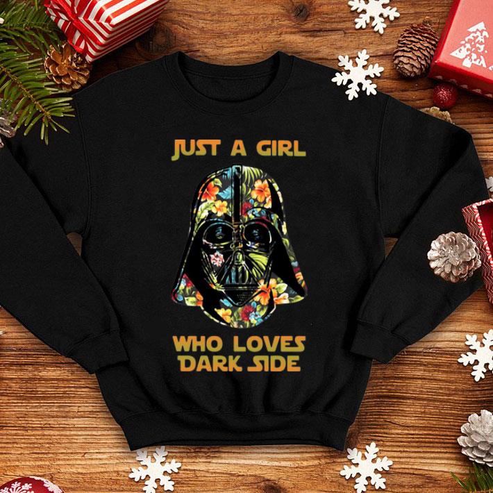 ed418af0 darth vader just a girl who loves dark side flowers shirt 4 - Darth Vader Just A Girl Who Loves Dark Side Flowers shirt