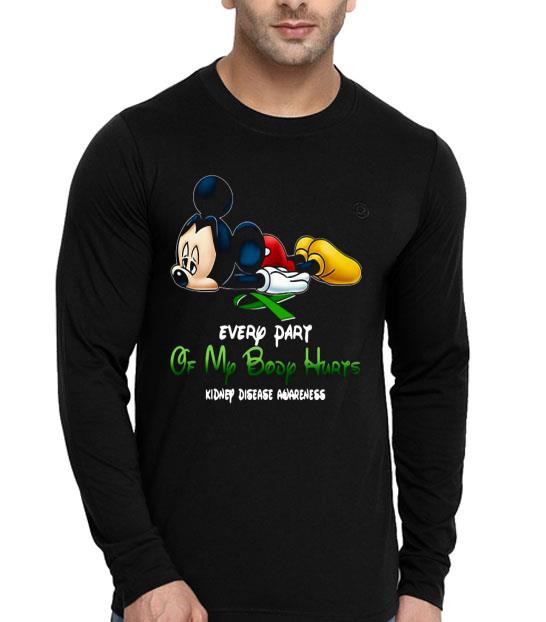 Mickey Mouse Every Part Of My Body Hurts Kidney Disease Awareness Shirt eea4783b mickey mouse every part of my body hurts kidney disease awareness shirt 4 - Mickey Mouse Every Part Of My Body Hurts Kidney Disease Awareness Shirt