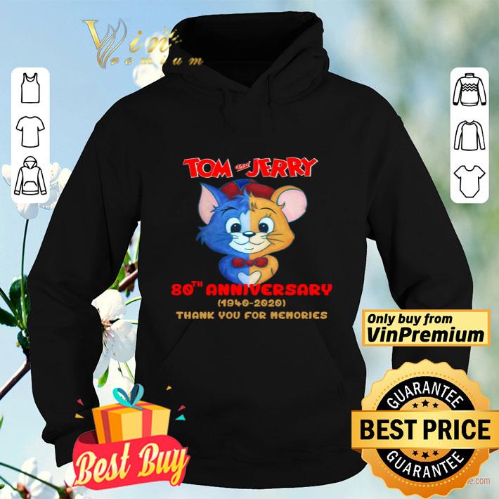 Tom And Jerry 80th Anniversary 1940-2020 shirt