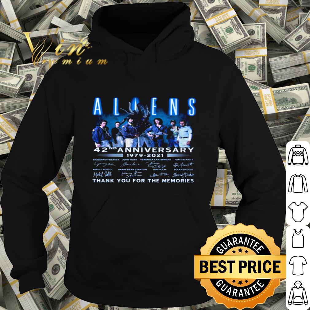 The Aliens Band 42nd Anniversary 1979-2020 Signatures shirt