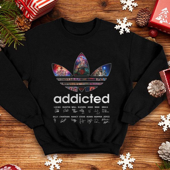 Addicted Signatures 3 Season Stranger Things shirt