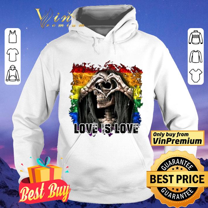 Love Is Love Skull LGBT shirt