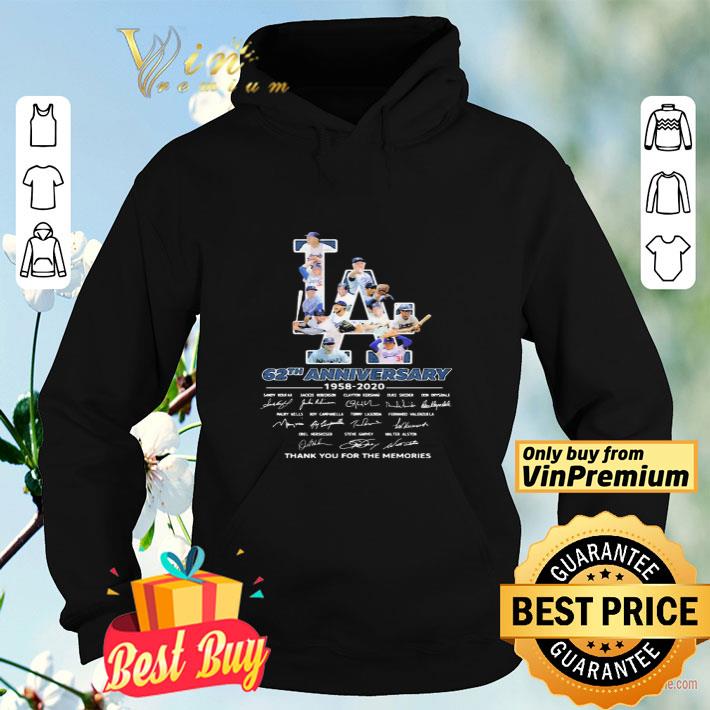 Los Angeles Dodgers 62th Anniversary Thank You For The Memories Signatures shirt f438e751 los angeles dodgers 62th anniversary thank you for the memories signatures shirt 4 - Los Angeles Dodgers 62th Anniversary Thank You For The Memories Signatures shirt