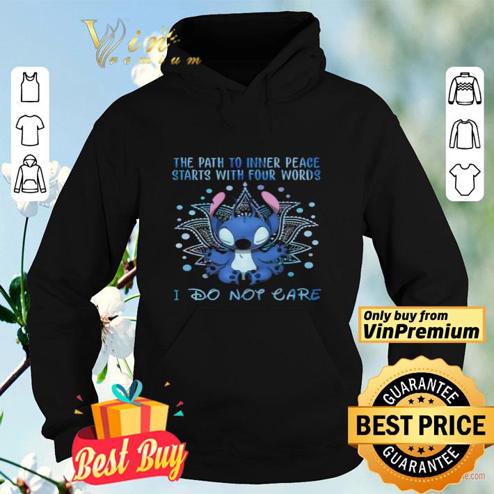 f4bb8623 stitch yoga the path to inner peace starts with four words i do not care shirt 4 - Stitch Yoga The Path To Inner Peace Starts With Four Words I Do Not Care shirt