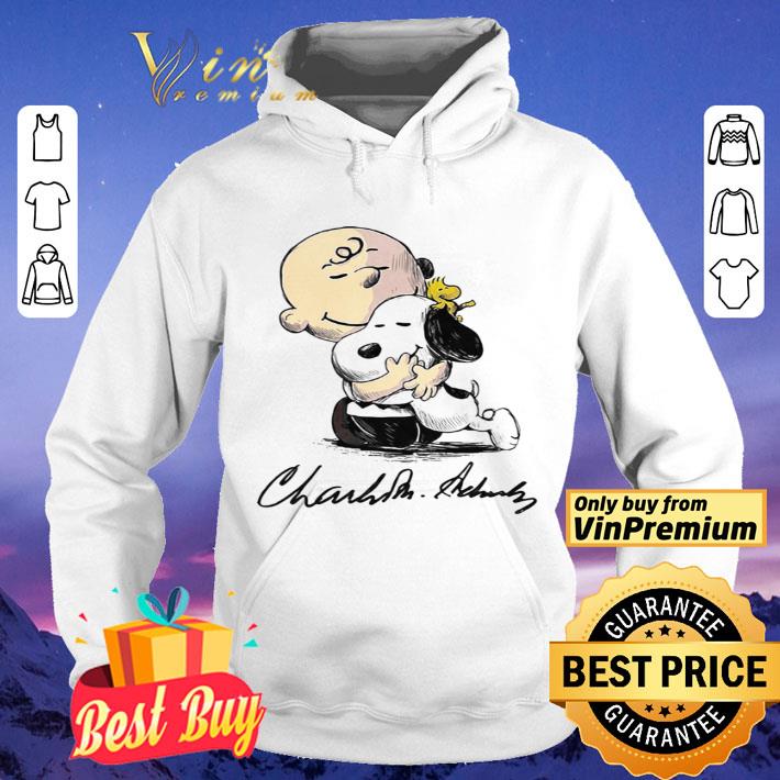 f68ed8d5 charlie brown snoopy and woodstock art signatures shirt 4 - Charlie brown snoopy and woodstock art signatures shirt