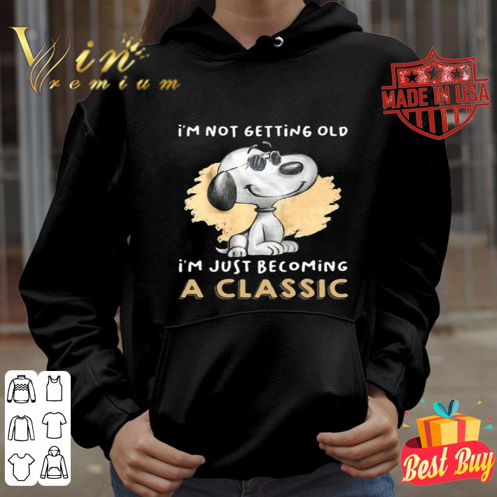 f7691ad7 snoopy i m not getting old i m just becoming a classic shirt 4 - Snoopy I’m Not Getting Old I’m Just Becoming A Classic shirt