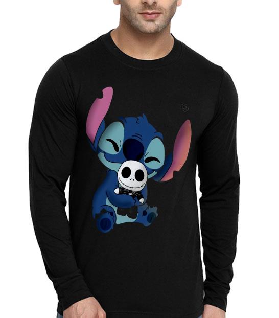 Baby Stitch Hug Baby Jack Skeleton Shirt 10 Baby Stitch Hug Baby Jack Skeleton Shirt