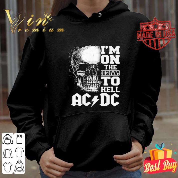 Skull I’m On The Highway To Hell ACDC shirt