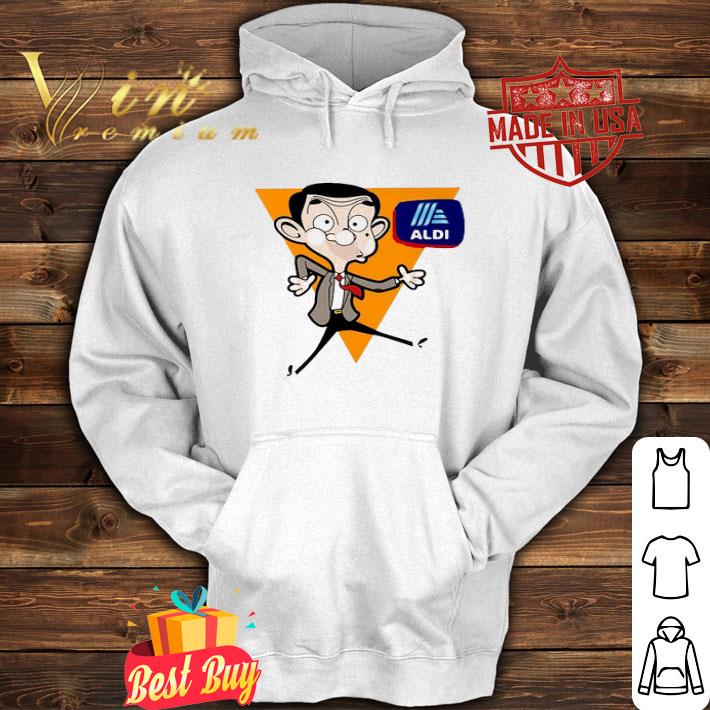 fa7533ff mr bean cartoon aldi logo shirt 4 - Mr. Bean Cartoon Aldi Logo shirt