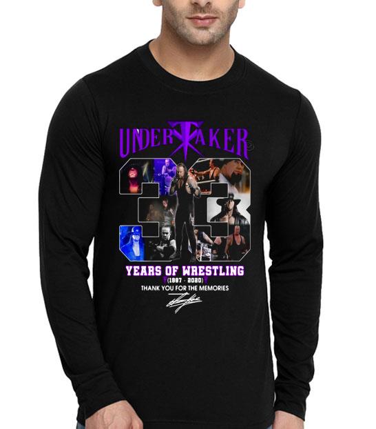Undertaker 33 Years Of Wrestling 1987 2020 Thank You For The Memories Signature Shirt ffccda93 undertaker 33 years of wrestling 1987 2020 thank you for the memories signature shirt 4 - Undertaker 33 Years Of Wrestling 1987 2020 Thank You For The Memories Signature Shirt
