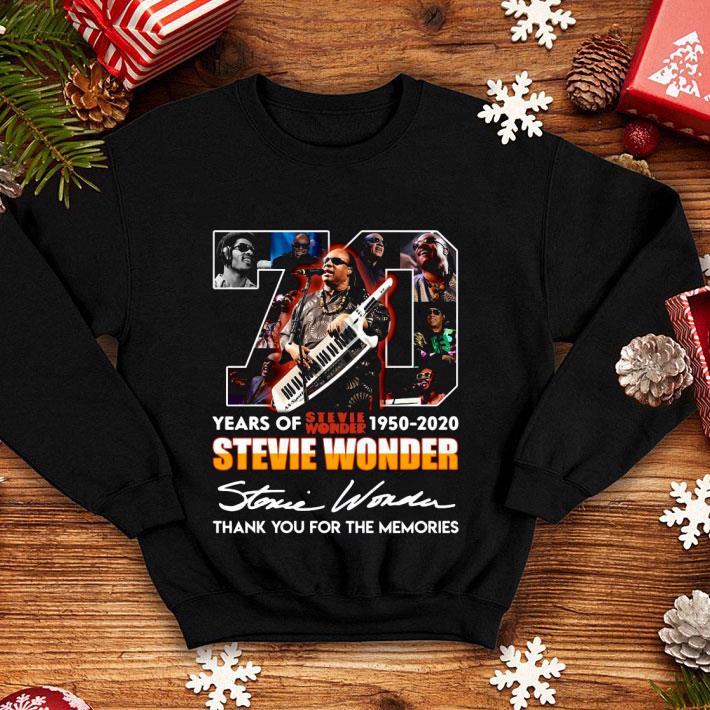 ffd68b4f 70 years of stevie wonder thank you for the memories signature shirt 4 - 70 Years Of Stevie Wonder Thank You For The Memories Signature Shirt