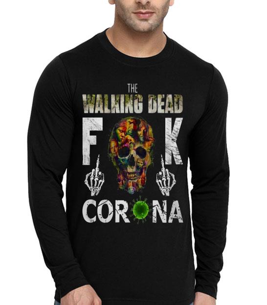 13619e5c the walking dead fuck corona shirt 4 - The Walking Dead Fuck Corona Shirt