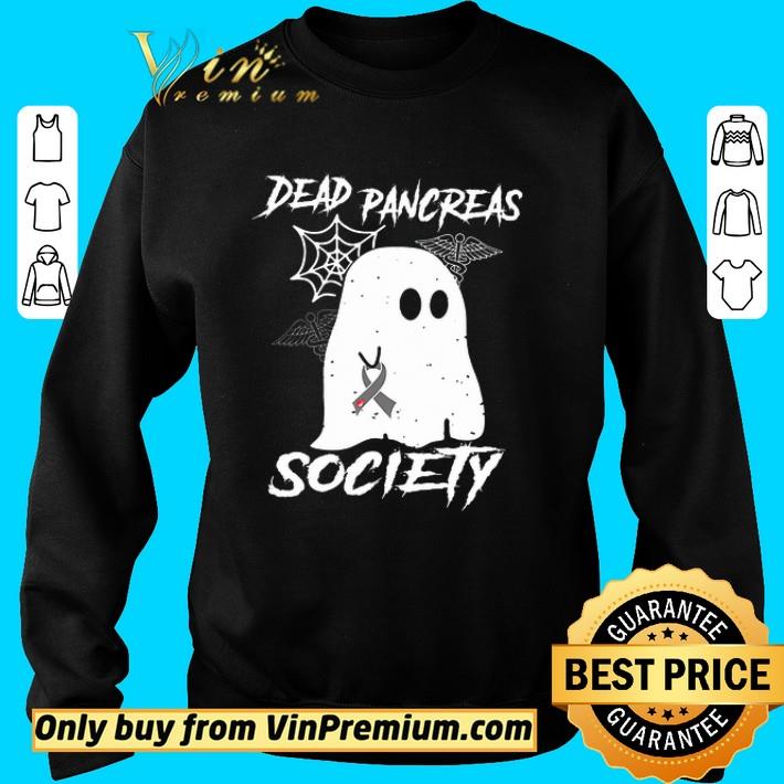 Ghost Diabetes Awareness Bead Pancreas Society shirt