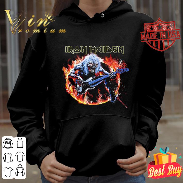 Iron Maiden Fear Live Flames Steve Harris Eddie shirt