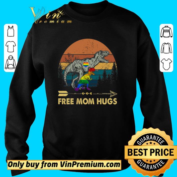Heart Lgbt Dinosaurs Ferr Mom Hugs Vintage shirt