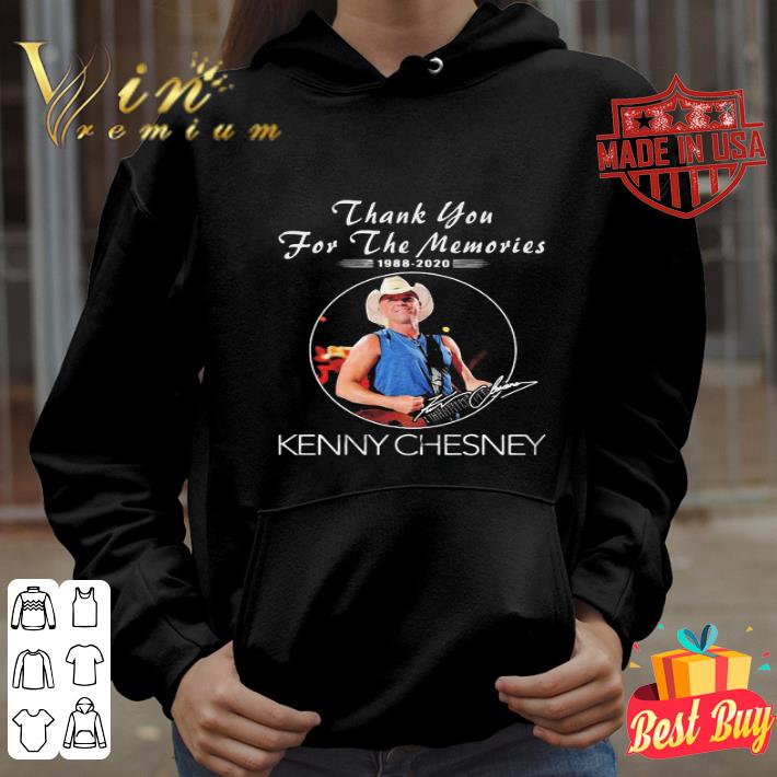 Thank You For The Memories 1988-2020 Kenny Chesney Signature shirt