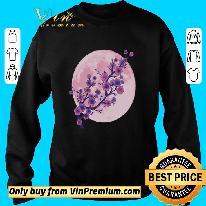 Japanese Aesthetic Pink Moon Cherry Blossom shirt