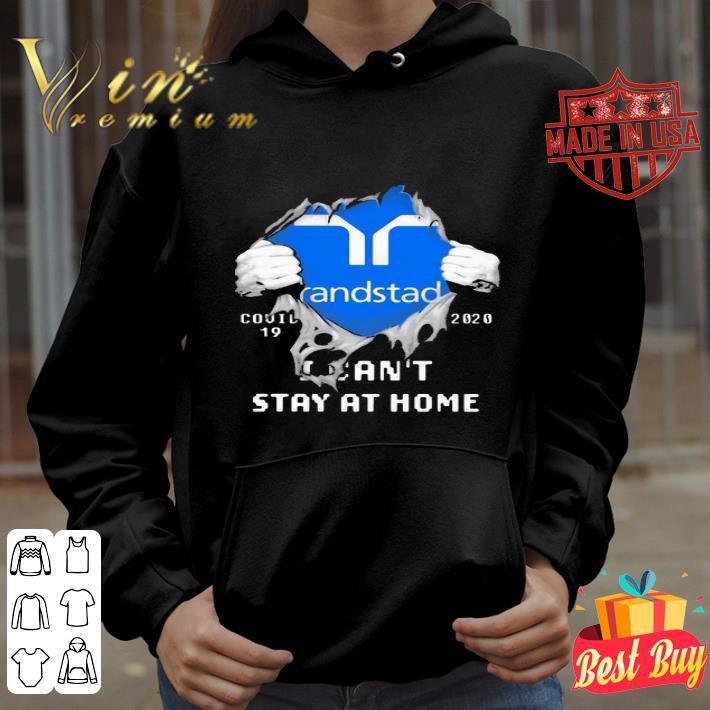 Randstad Insides Me Covid-19 2020 I Can’t Stay At Home shirt