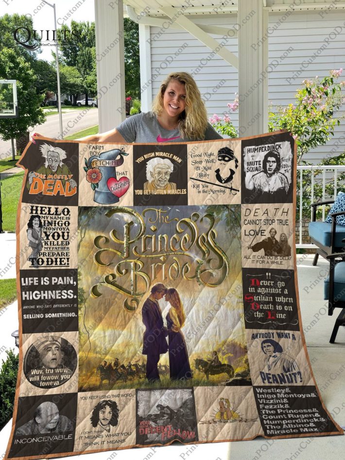 The Princess Bride quilt blanket