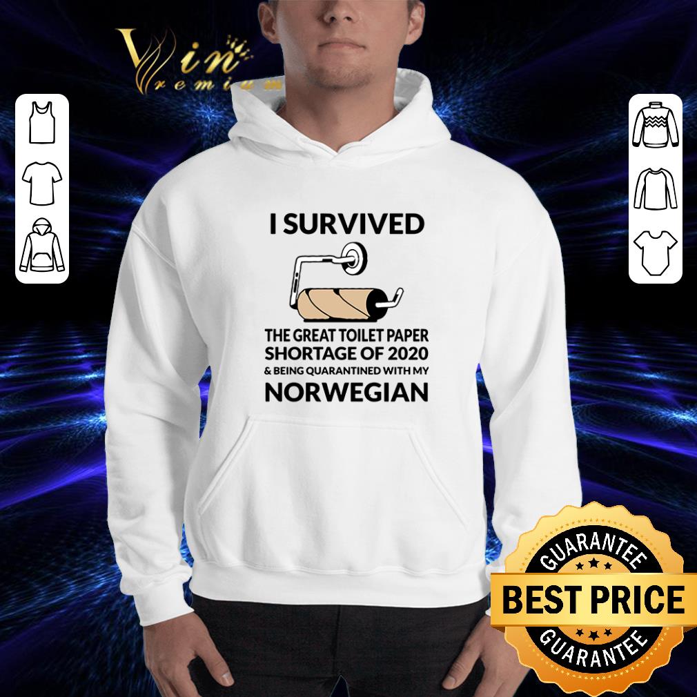 I survived the great Toilet paper shortage of 2020 quarantined Norwegian Covid-19 shirt 3