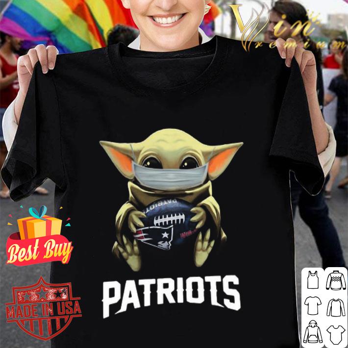 Baby Yoda mask New England Patriots Coronavirus shirt