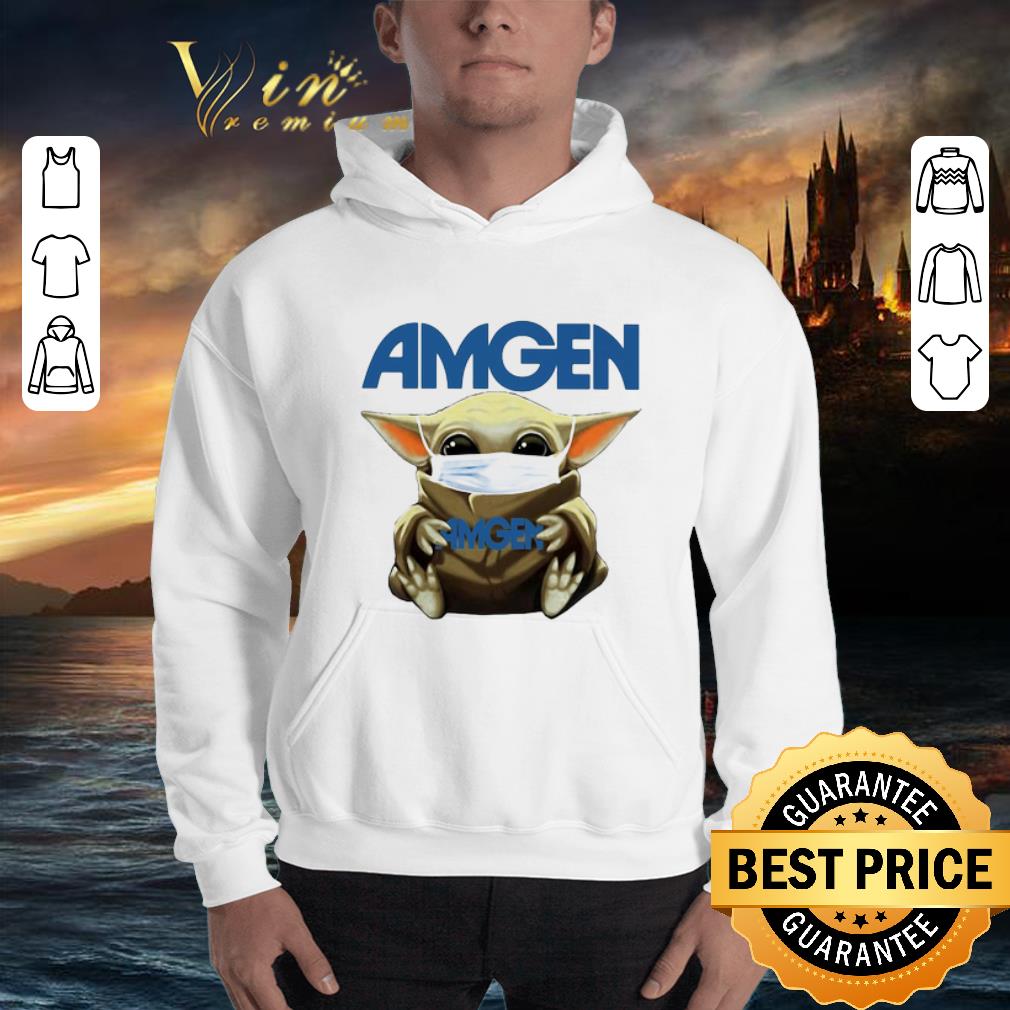 Baby Yoda mask Amgen shirt Baby Yoda mask Amgen shirt 3