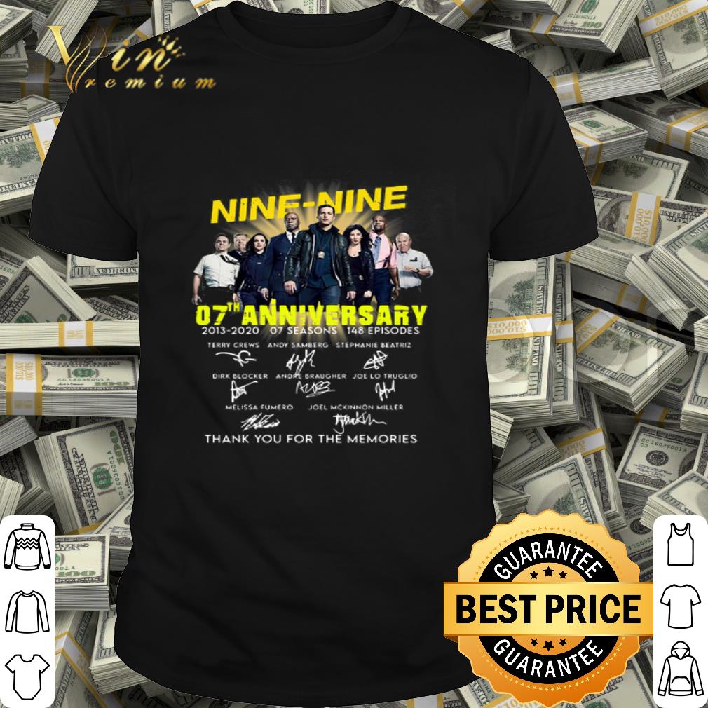 99 Brooklyn Nine-Nine 07th anniversary all signature shirt