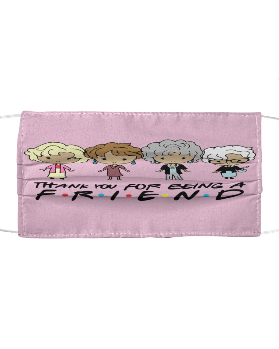 The Golden girls Thank you for being a friends face mask with filter 3