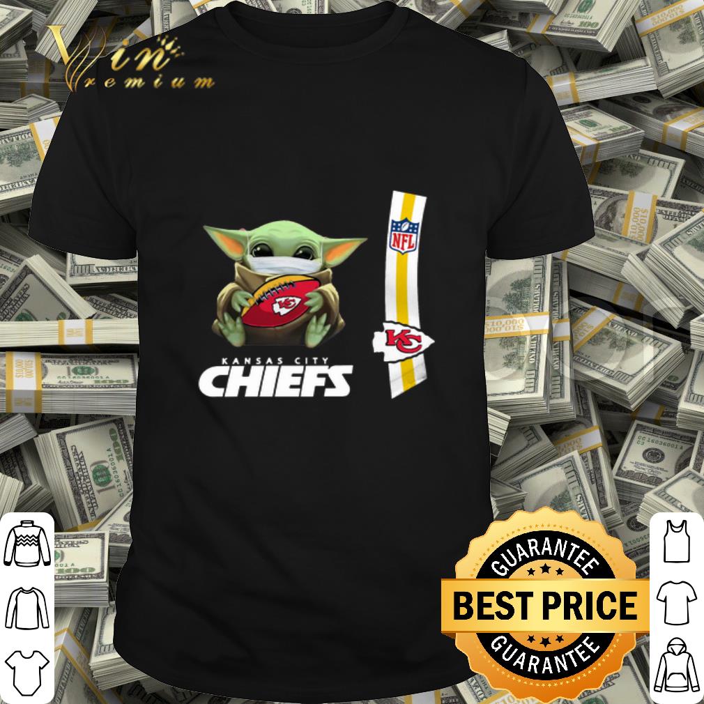 Baby Yoda Mask Kansas City Chiefs NFL Coronavirus shirt