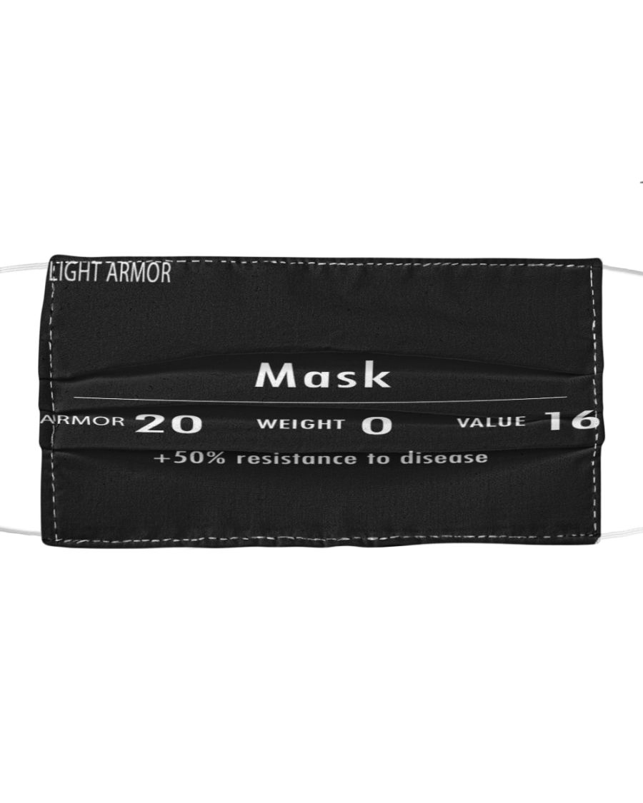 Light Armor 20 Weight 0 Value 16 50 resistance face mask with filter 2