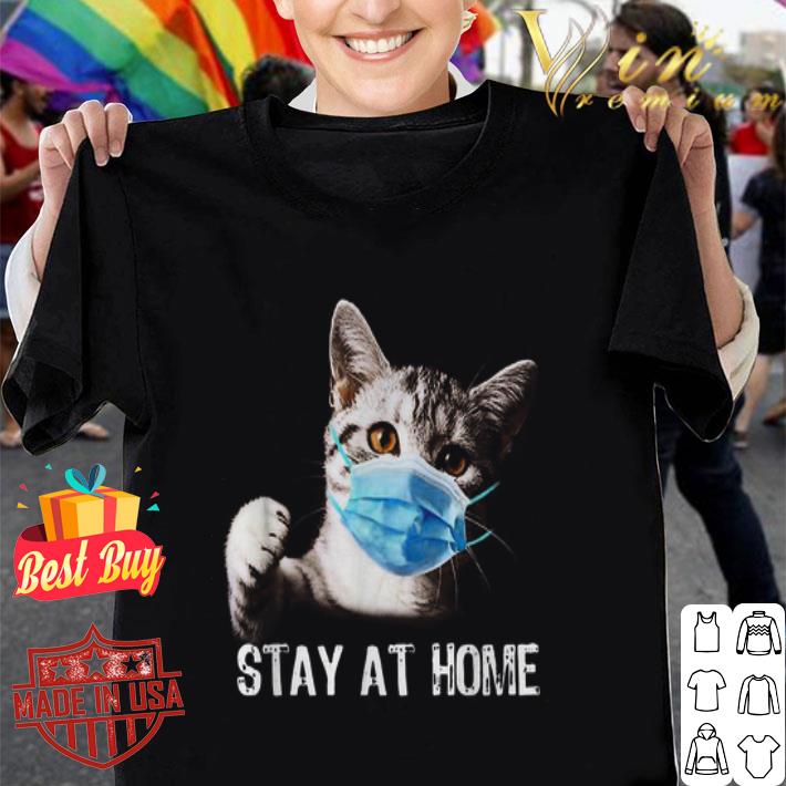 Cat mask stay at home Coronavirus shirt