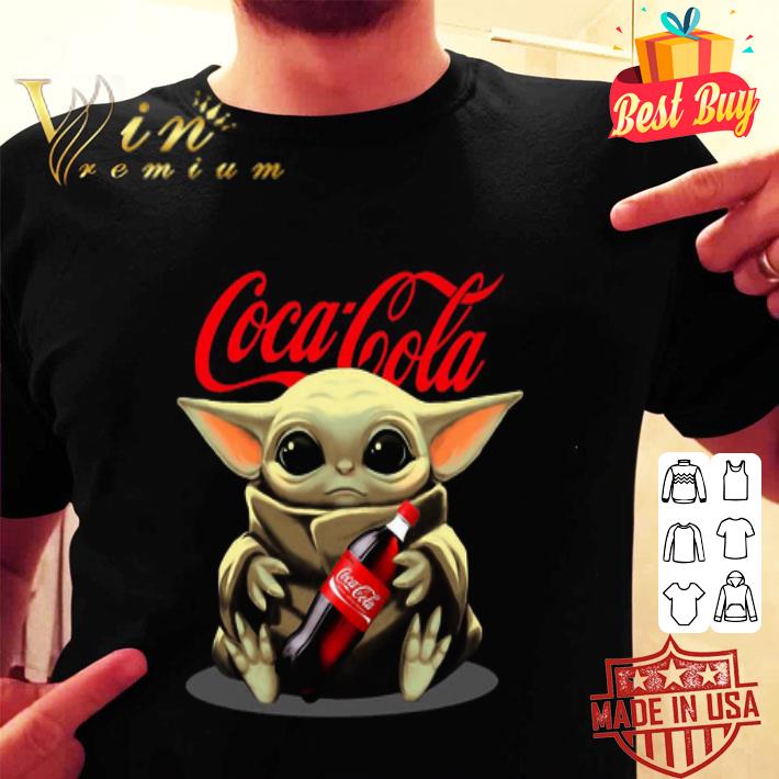 Baby Yoda Hug Coca Cola Star Wars shirt