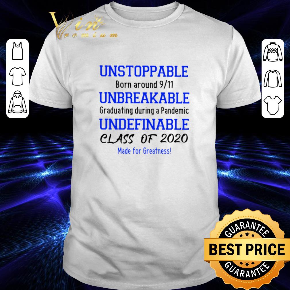 To my granddaughter Senior 2020 you were made for this Love grandma shirt 6