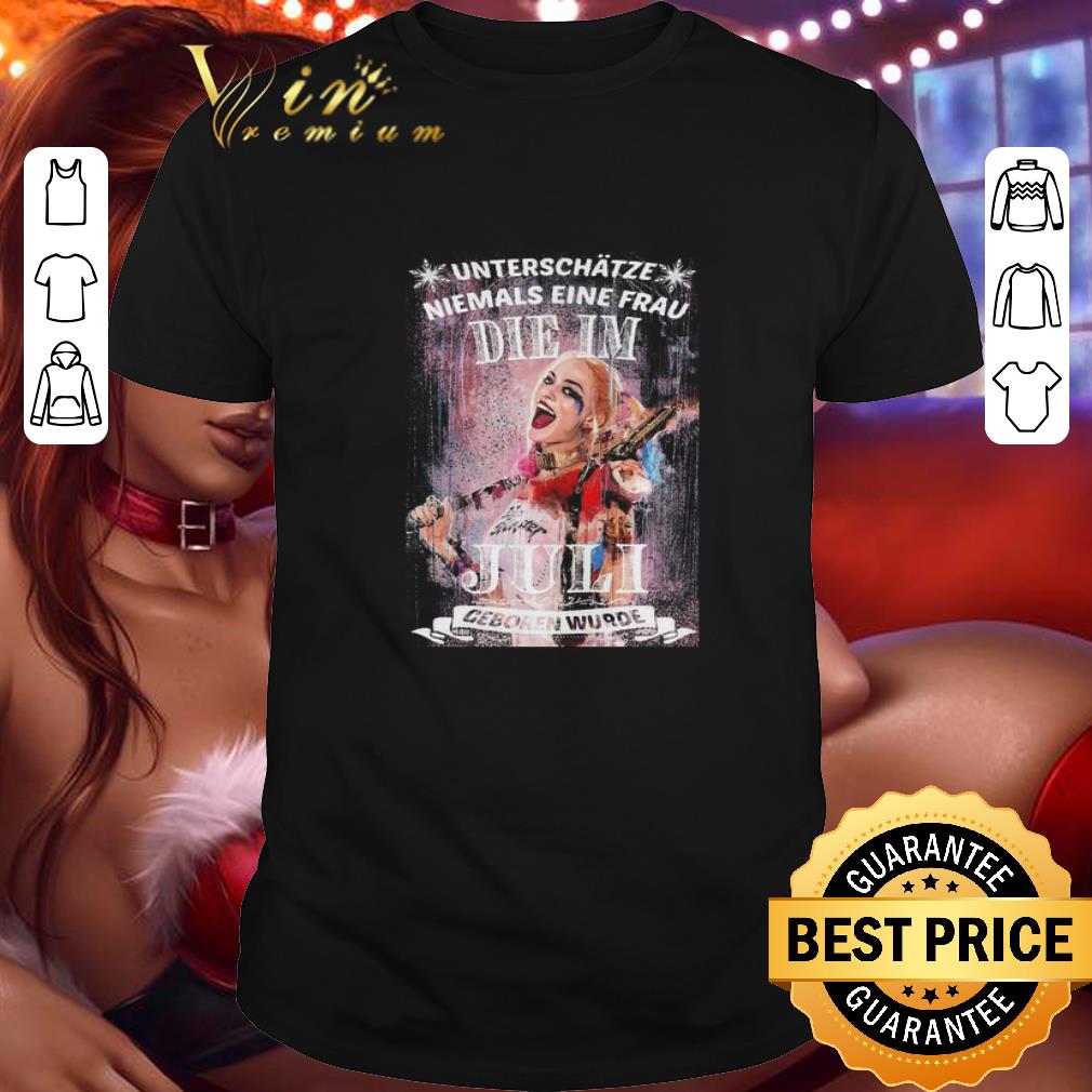 Harley Quinn Onderschat Nooit Een Vrouw Die Geboren Is In December shirt 6