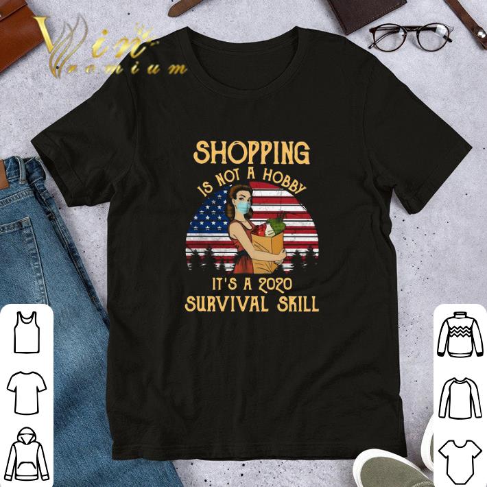 Sewing no one fights alone 2020 Coronavirus Pandemic American flag shirt 6