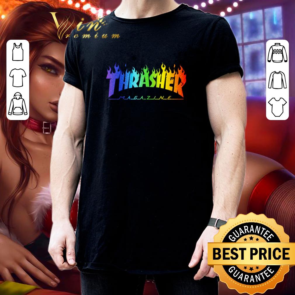 LGBT Thrasher magazine shirt, hoodie, sweater, longsleeve t-shirt