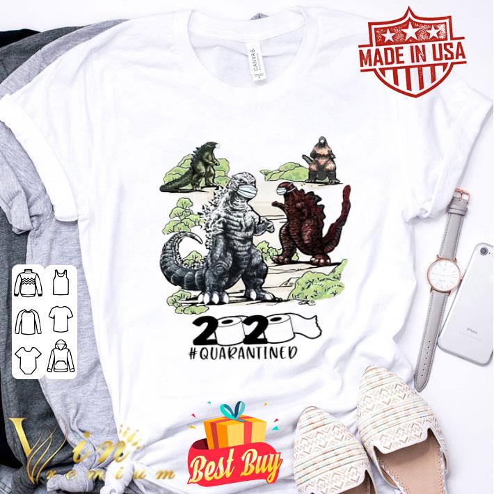Godzilla mask 2020 quarantined shirt