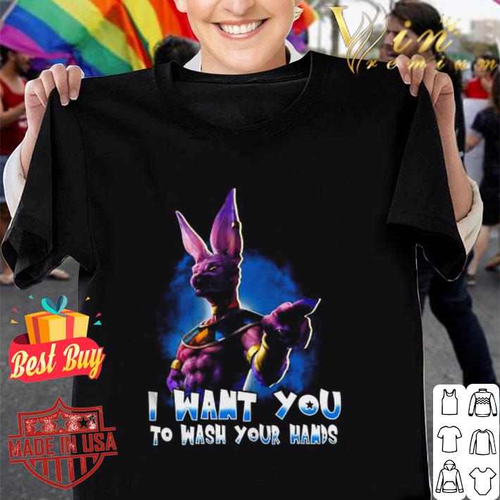 Beerus I want you to wash your hands Coronavirus shirt