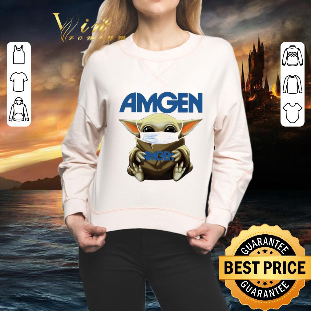 Baby Yoda mask Amgen shirt Baby Yoda mask Amgen shirt 2