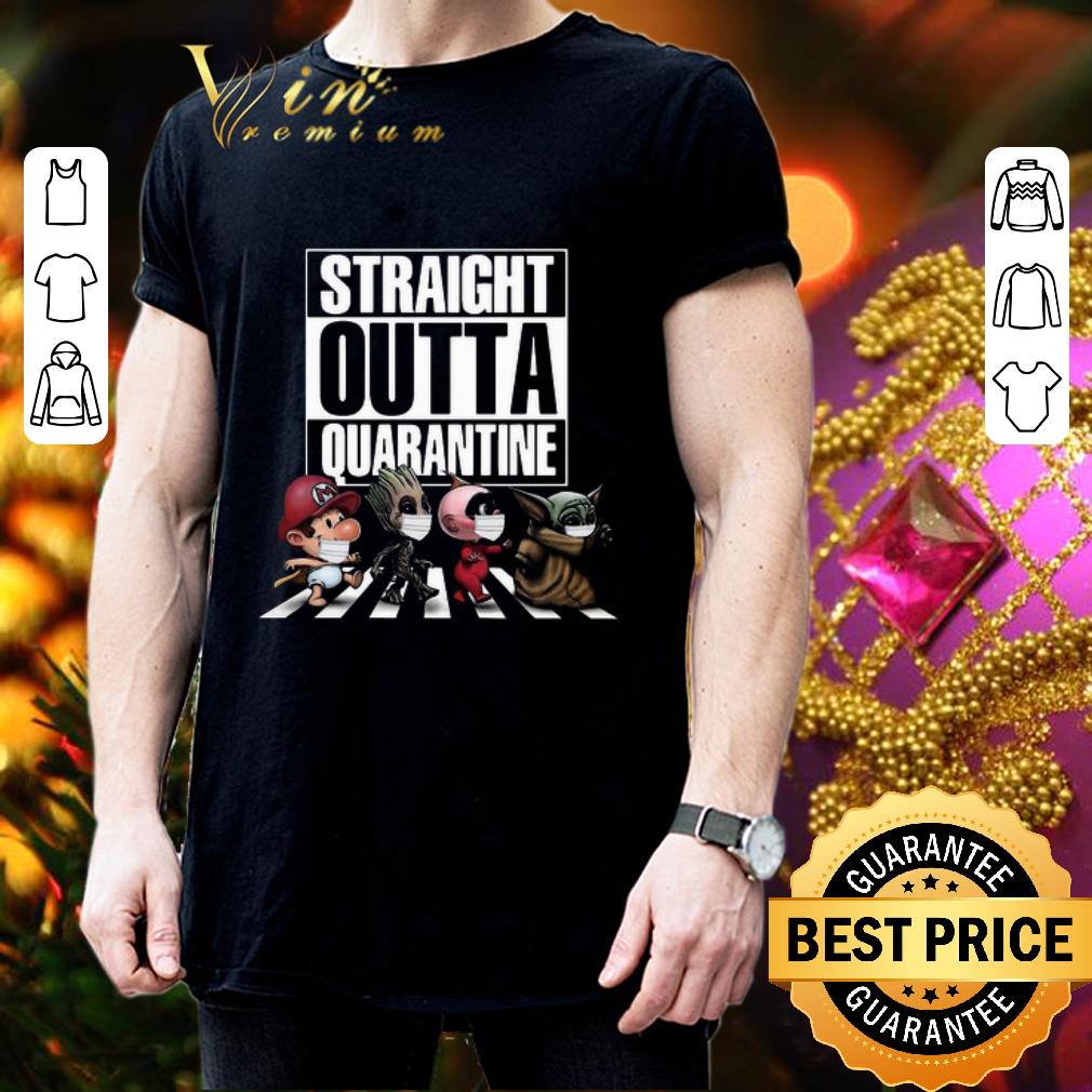 Straight Outta quarantine Mario Baby Groot Jack-Jack Parr Yoda shirt Straight Outta quarantine Mario Baby Groot Jack-Jack Parr Yoda shirt 3