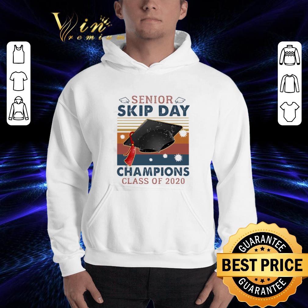 Senior skip day Champions class of 2020 vintage Coronavirus shirt 3