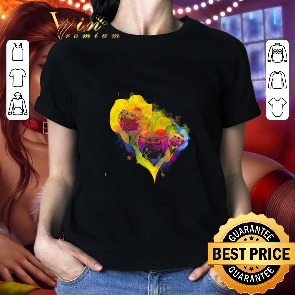 Baby Yoda lover watercolor shirt Baby Yoda lover watercolor shirt 2